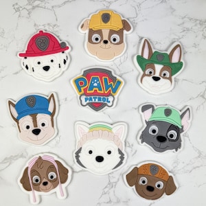 Paw Patrol Edition – Cookie Cutter + Acrylic Stamp Set with Chase, Marshall, Skye & Co. (10 pieces)