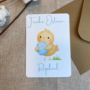 Biglietto pieghevole di Pasqua / biglietto di auguri di Pasqua / biglietto di auguri / personalizzato con nome / celebrazione / personalizzabile