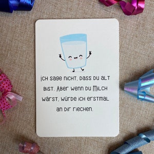 Verjaardagskaart | je bent niet oud | Verjaardagskaart | Gefeliciteerd wenskaart ansichtkaart DIN A6 | Vouwkaart | grappig | grappig