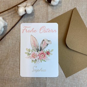 Biglietto pieghevole di Pasqua / biglietto di auguri di Pasqua / biglietto di auguri / personalizzato con nome / celebrazione / personalizzabile