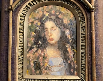 Original Oil Painting / Fairytale / Home Decor by Joanna Thomas