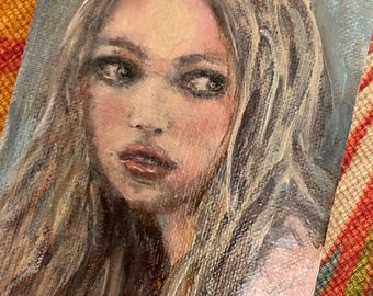 Original Oil Painting / by Joanna Thomas / Figurative Art / Home Decor