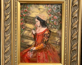 Original Oil Painting / Fairytale / Home Decor