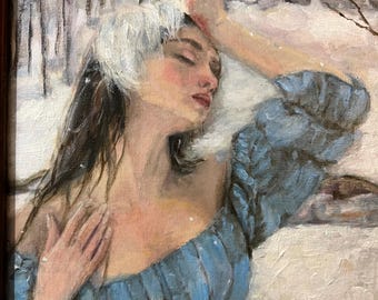 Original Oil Painting by Joanna Thomas / Fairytale / Home Decor