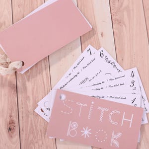 Impara le basi del ricamo e del cucito, mini libro per principianti di ricamo e punto croce, guida passo passo per progetti di ricamo facili