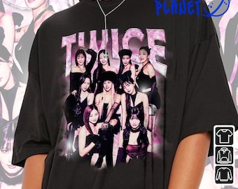 ジヒョ ユニセックス シャツ、ジヒョ グラフィック T シャツ、TWICE