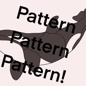 Stained glass Orca pattern, stained glass sun catcher pattern for beginners, easy stained glass pattern, ocean stained glass pattern