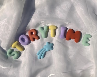 Boucle 3D Bubble Letter Wall Decor - Fuzzy Texture | Personalised Name Sign | Kids Room Nursery Letters | 3d printed