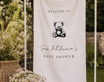 Custom Fabric Welcome Sign | Personalised Event Banner