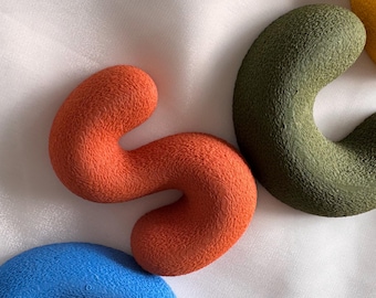 Boucle 3D Bubble Letter Wall Decor - Fuzzy Texture | Personalised Name Sign | Kids Room Nursery Letters | 3d printed