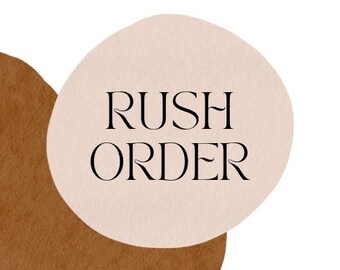 RUSH ORDER FEE