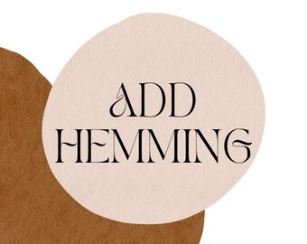 Add Hemming Upgrade for Fabric Signage