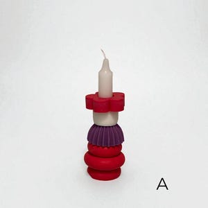 Vela Modular de Diseño - Viel Decorativa Moderna y Colorida | Hecha a Mano y Personalisierbar