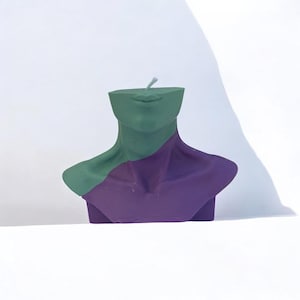 Vela Escultura Busto  – Hecha a Mano | Decoración Moderna y Artística | Regalo Original