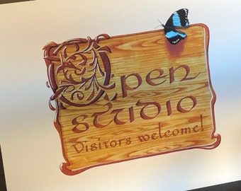 Open Studio Sign