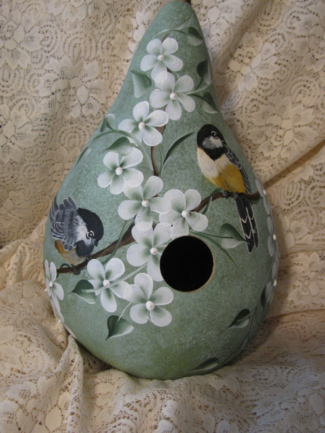 Gourd Birdhouse Handpainted - Etsy