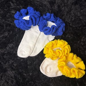 Crochet Ruffle Socks