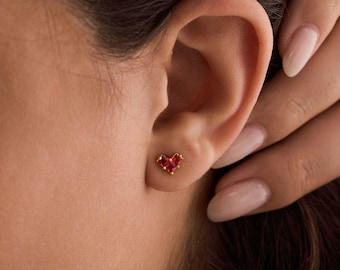 Pendientes De Plata De Ley 925 Para Mujer - Con Cristal De Circonita, Regalo Elegante Pendientes Plata Mujer