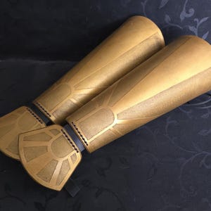 Laseretsad läder Star Wars Acolyte Jedi armband (par)