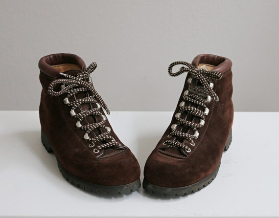 1970's The Alps by Fabiano Suede Hiking Boots // … - image 7