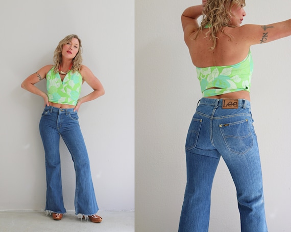 Lee bell bottom jeans hot sale