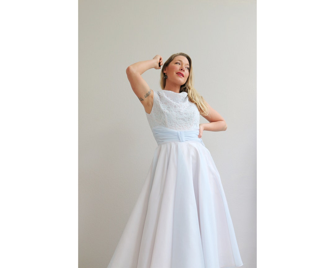 1950's Cotton Candy Party Dress // Women's Size Double Etsy