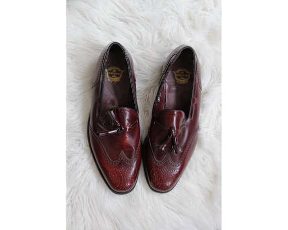 florsheim mens dress shoes burgundy Florsheim Shoes Postino Cap Toe Oxford Burgundy Size 10.5