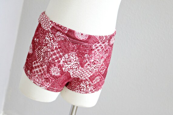 Deadstock, 1970's Patchwork Seas Swim Trunks // K… - image 4