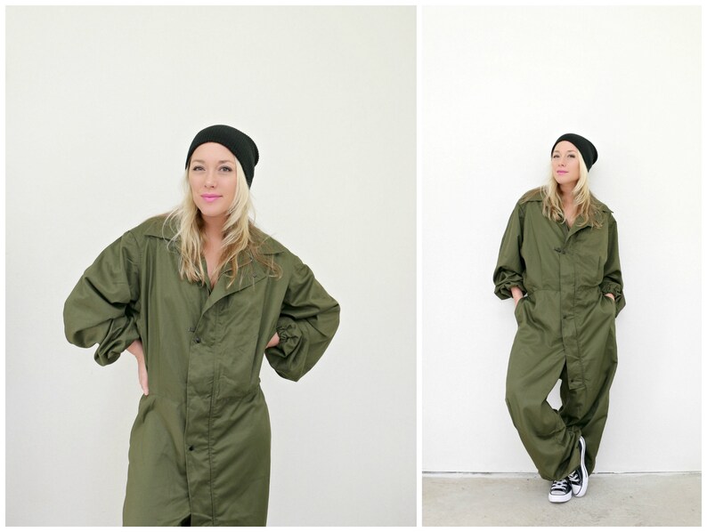Deadstock, 1980s Army Issued Coveralls // Men's Size Medium // Women's Size Large to Extra Large