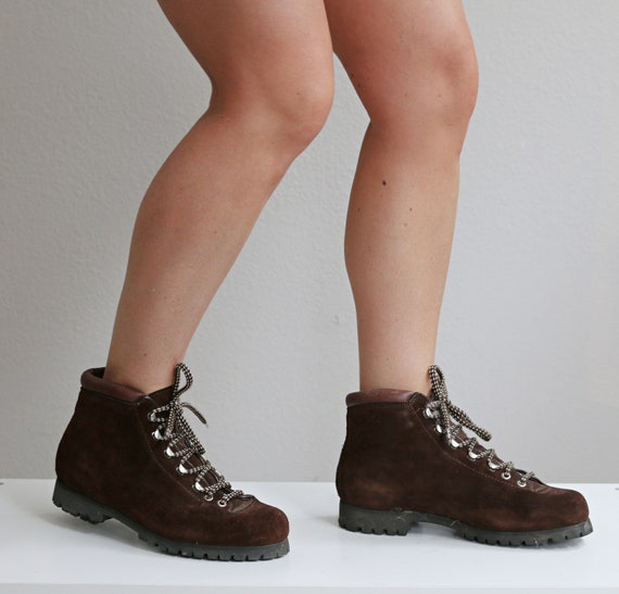1970's The Alps by Fabiano Suede Hiking Boots // … - image 3