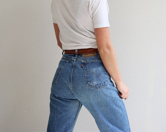 1990's Levis 505 Blue Fade Jeans // Taille femme moyenne - Etsy France