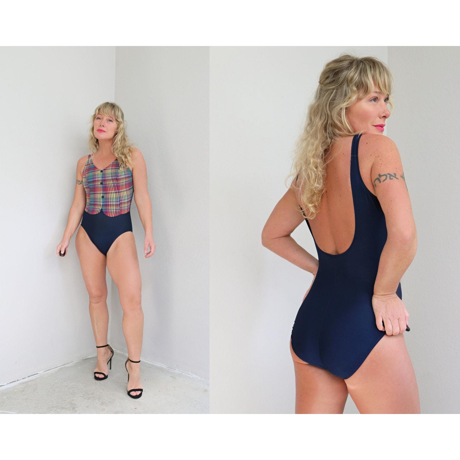 80s Jantzen Swimsuit - Etsy