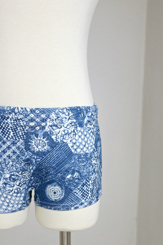 Deadstock, 1970's Patchwork Seas Swim Trunks // K… - image 8