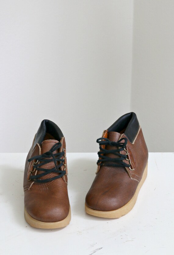 Deadstock, 1970s Brown Mountaineer Boots // Littl… - image 5