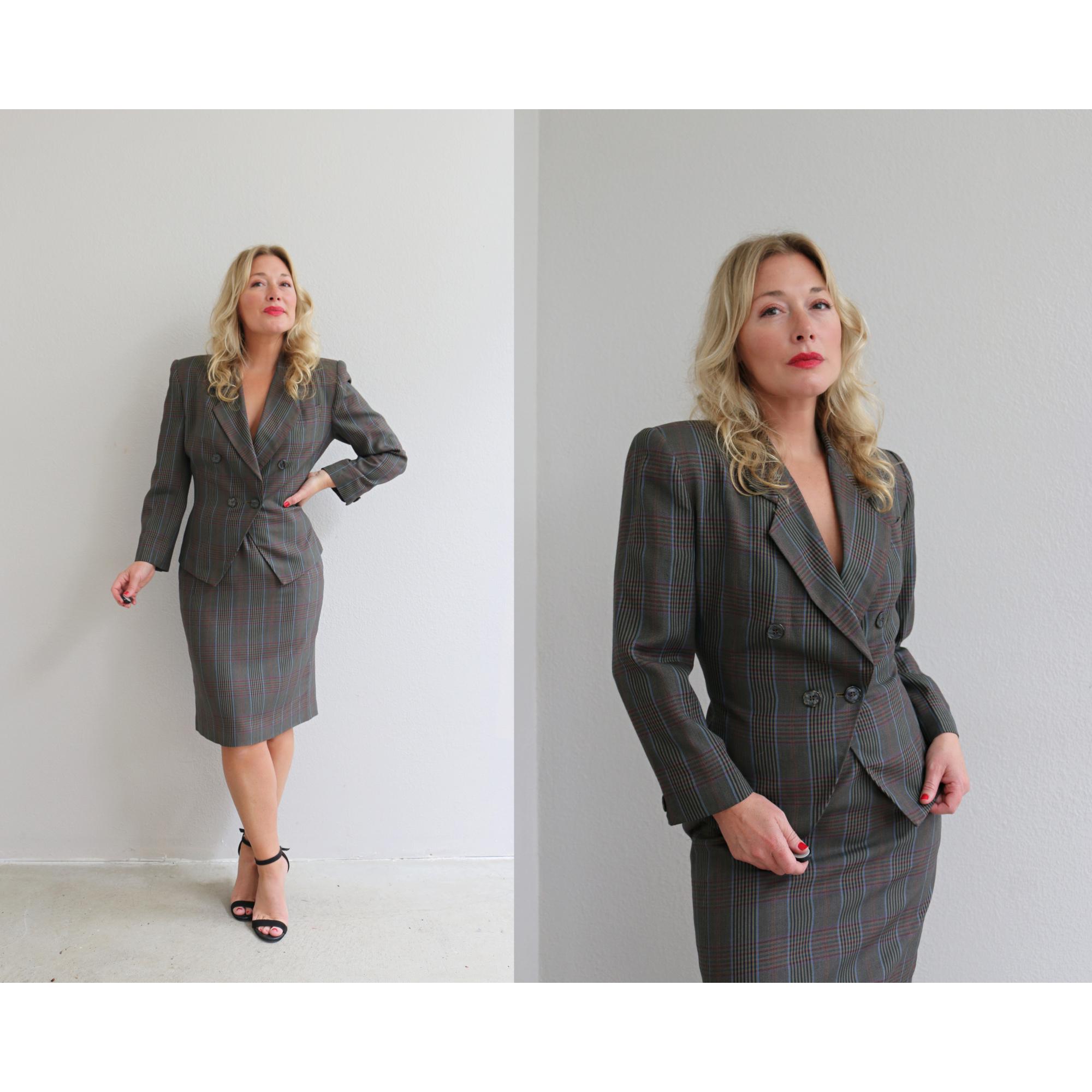 スーツ Nandez Checkered Jacket + Skirt Suit Set rBNaOWGXJ06AUYS2AAGwSv3CMwo640.jpg