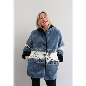 Vintage Teddy Fleece Jacket - Etsy