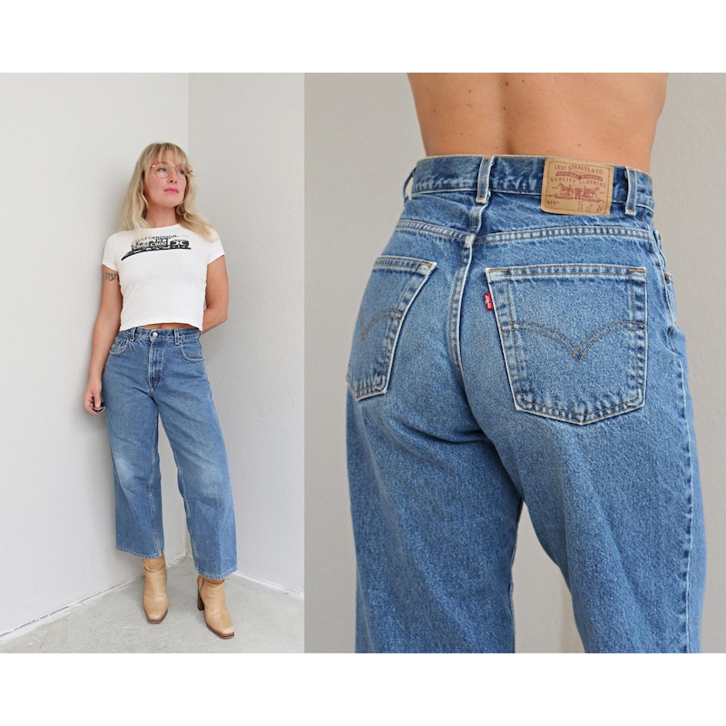 Seven 7 Womens Size 20 Plus Size Blue Denim Stretch Rhinestone Flare