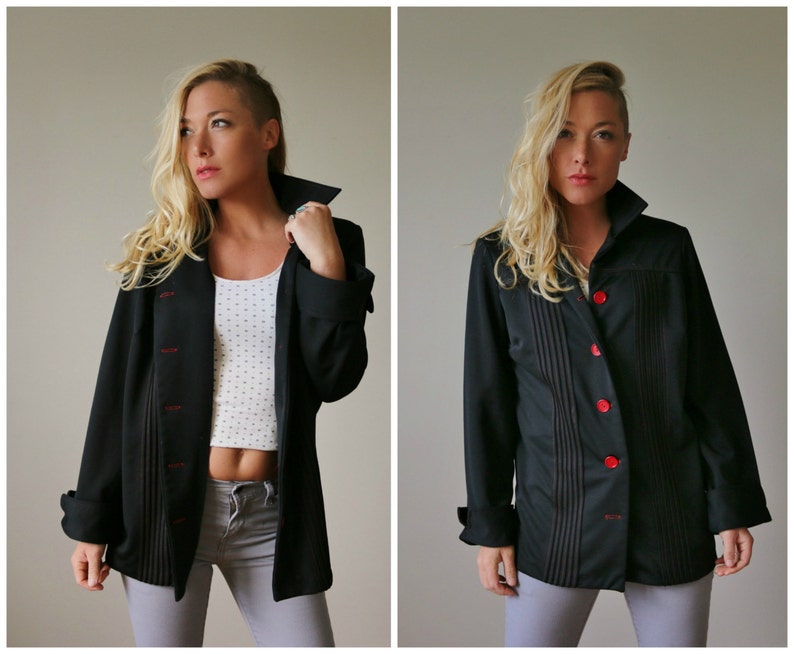 1970s Contrast Stitch Jacket Size Medium