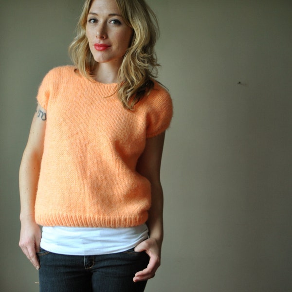 80s Cozy Tangerine sweater