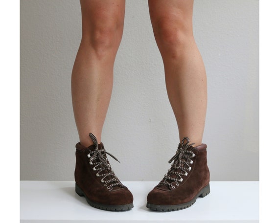 1970's The Alps by Fabiano Suede Hiking Boots // … - image 1