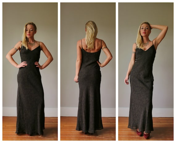 1990s Rampage Leaf Dress >>> Extra Small to Small