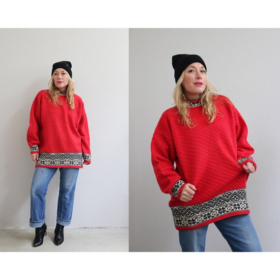 2000's Gap Oversized Winter Wool Sweater // Women… - image 1