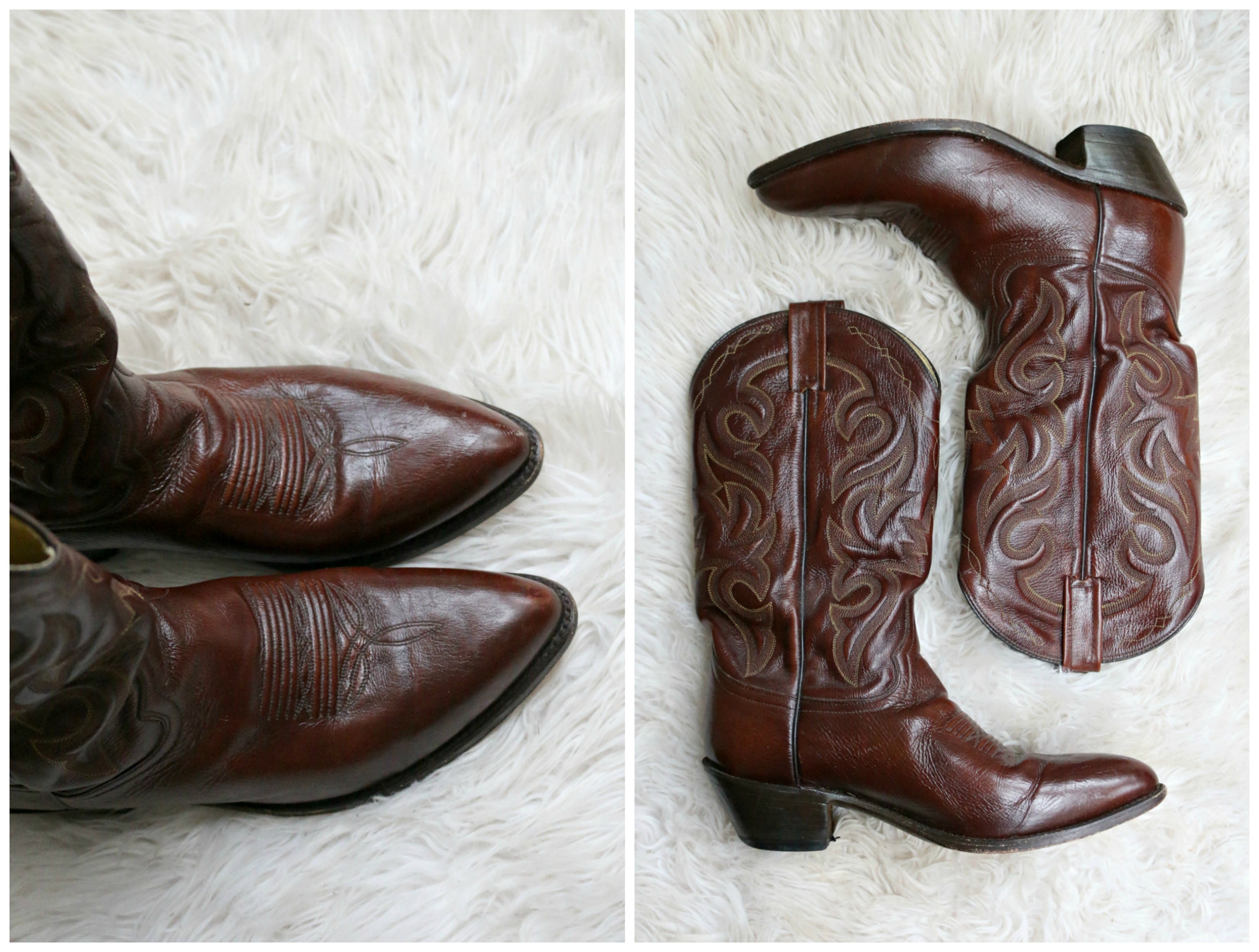 leather boots womens size 11