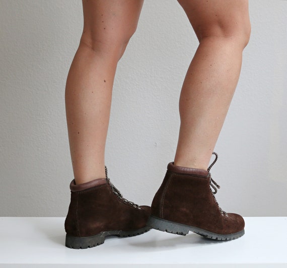 1970's The Alps by Fabiano Suede Hiking Boots // … - image 5