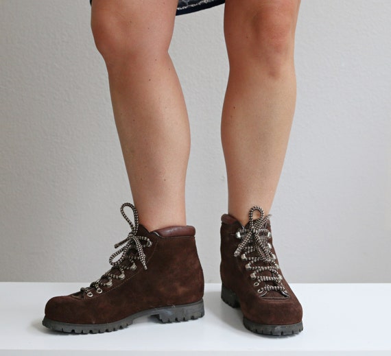 1970's The Alps by Fabiano Suede Hiking Boots // … - image 2