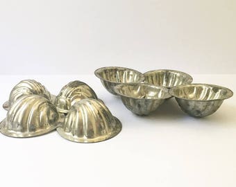 Candy Molds Metal Seashell Tart England