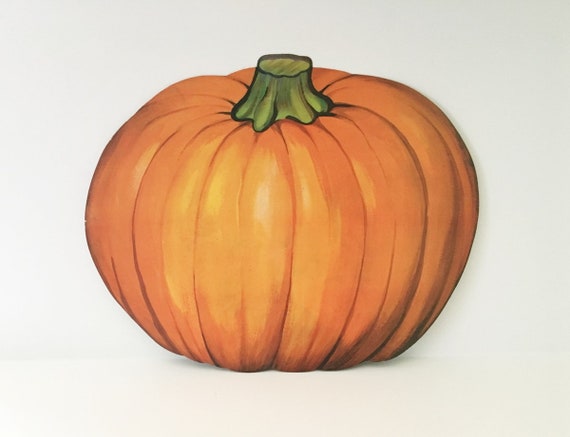 Pumkin Die Cut Dennison Halloween Decoration Etsy