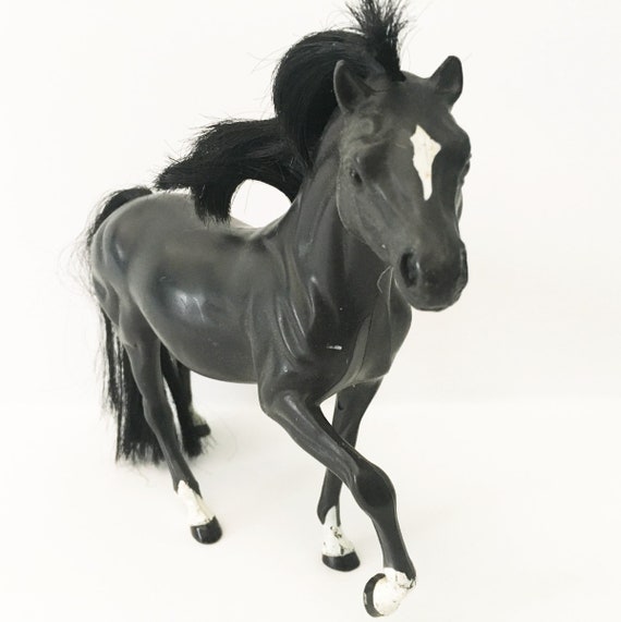 Marchon Horse Horse Figurine Vintage Toy Horse 1988 Horse collectible Black Stallion