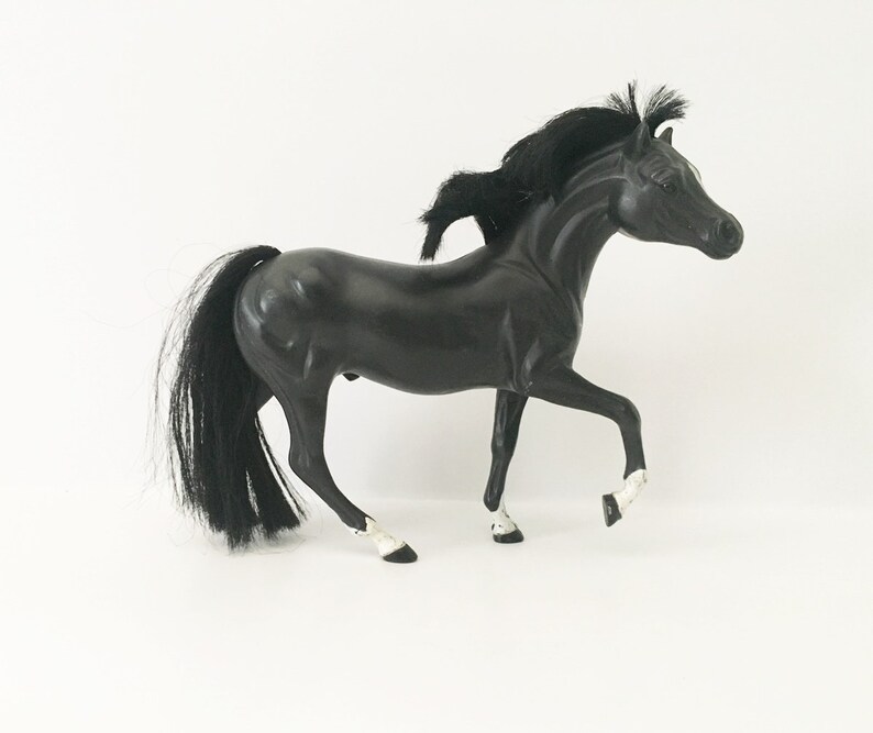 Marchon Horse Horse Figurine Vintage Toy Horse 1988 Horse collectible Black Stallion