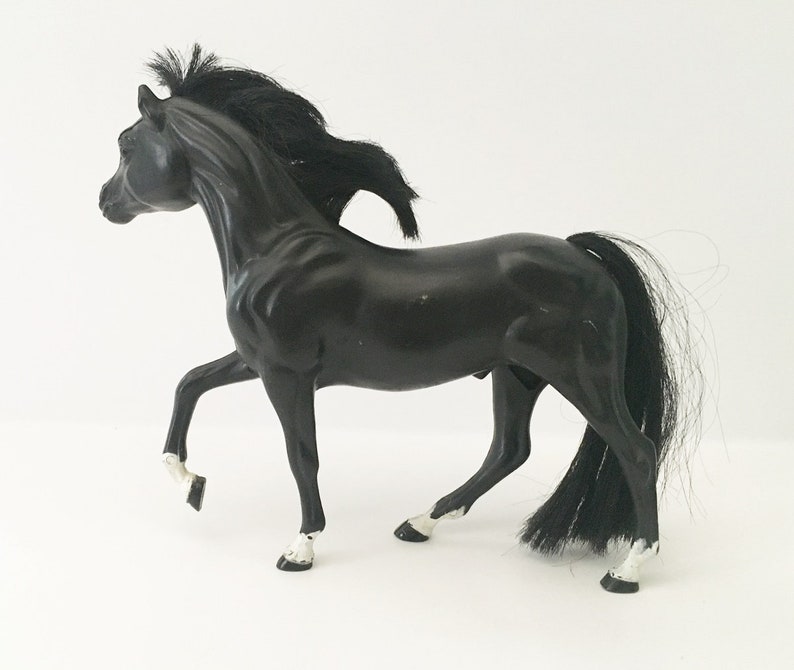 Marchon Horse Horse Figurine Vintage Toy Horse 1988 Horse collectible Black Stallion